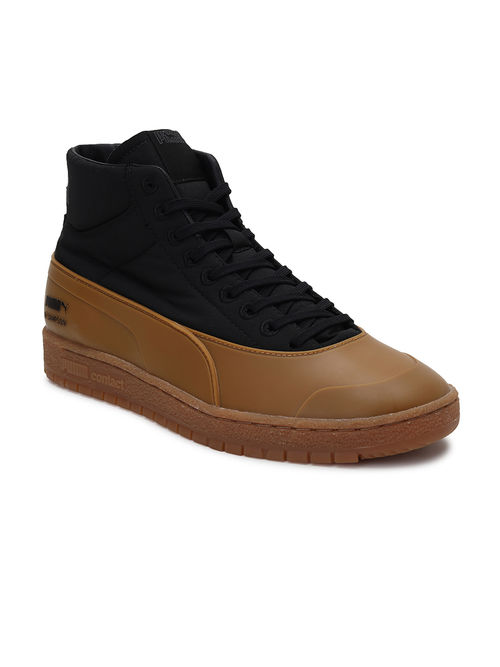 Puma X Maison KitsunÃ© Ralph Sampson 70 Mid Unisex Black Sneakers