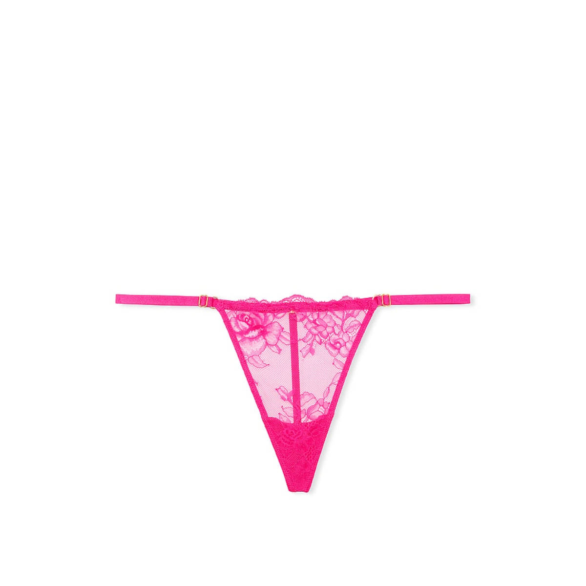 Buy Victoria's Secret Pink Very Sexy Lace Adjustable V-String Thong ...