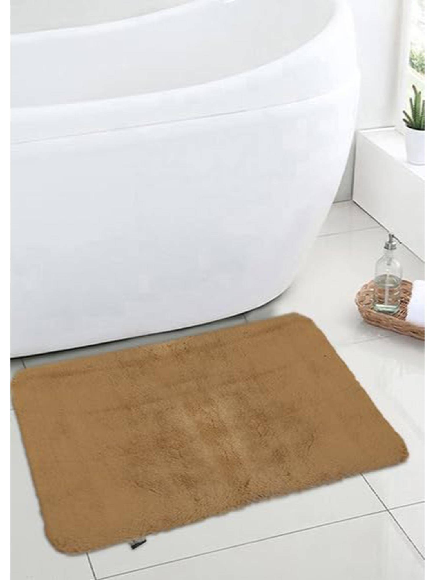 Black Gold Galaxy Rabbit Fur Eco-Friendly Ultra Soft Faux Plush Floor Mat Gold