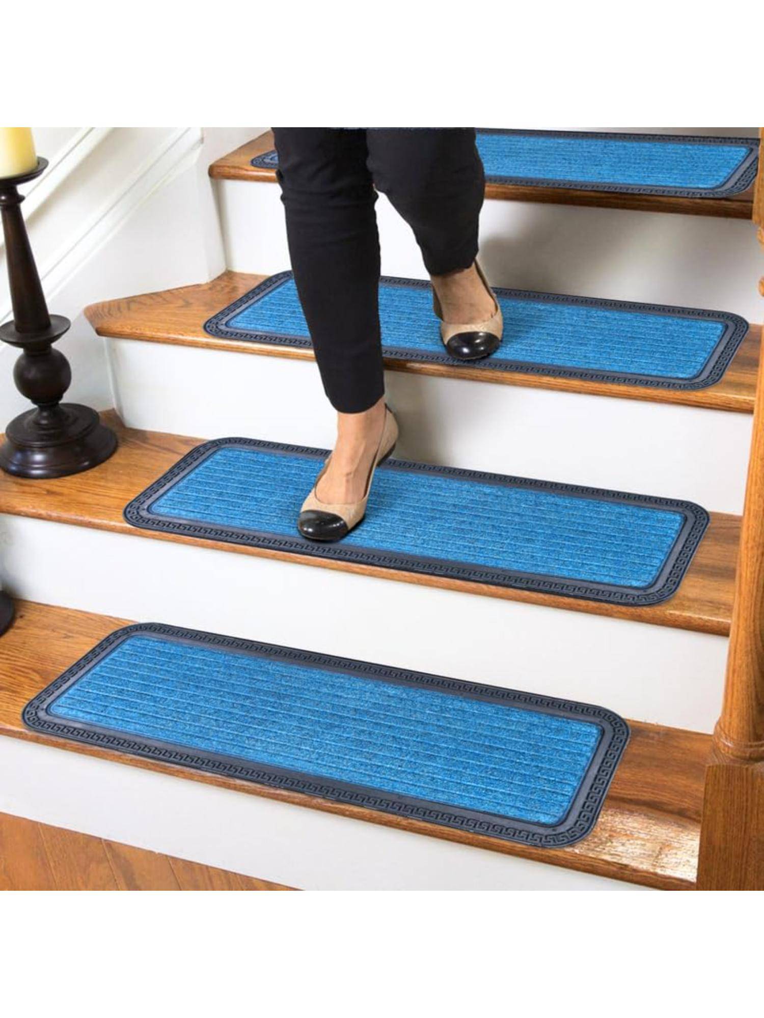 Black Gold Step Mat Blue