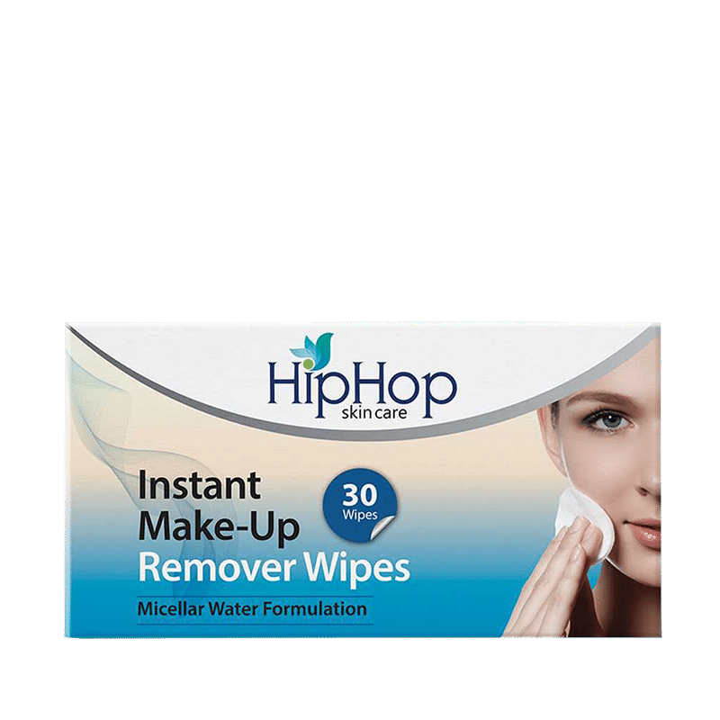 HipHop MakeUp Remover Wipes - Micellar Water (30 wipes)