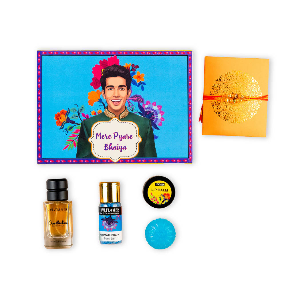 Soulflower Mere Pyare Bhaiya Rakhi Gift Set