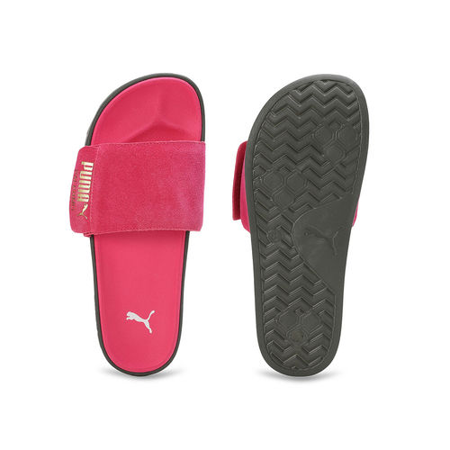 Buy Puma Leadcat Palermo Foil Unisex Pink Sliders Online