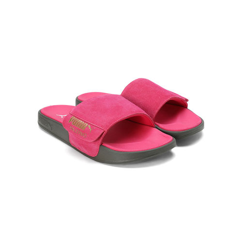 Buy Puma Leadcat Palermo Foil Unisex Pink Sliders Online