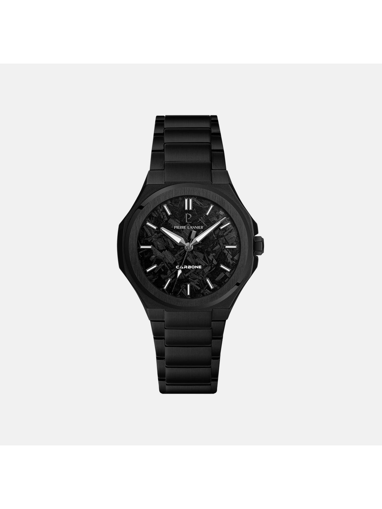 Pierre Lannier Men Ardent Automatic Black Dial Analog Watch - 202K489 (M)