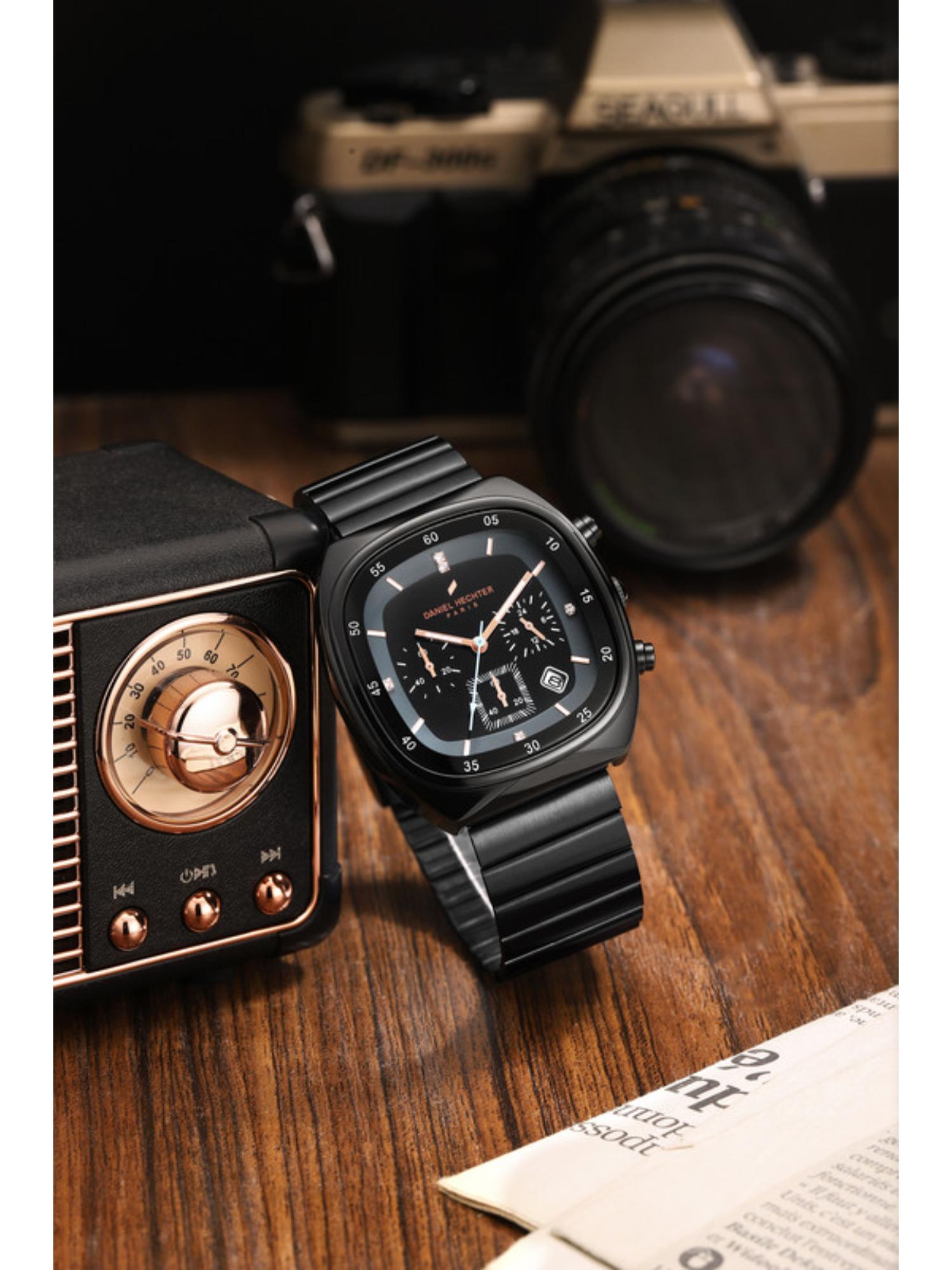 Buy Daniel Hechter Men Paris Bercy Black Dial Analog Watch