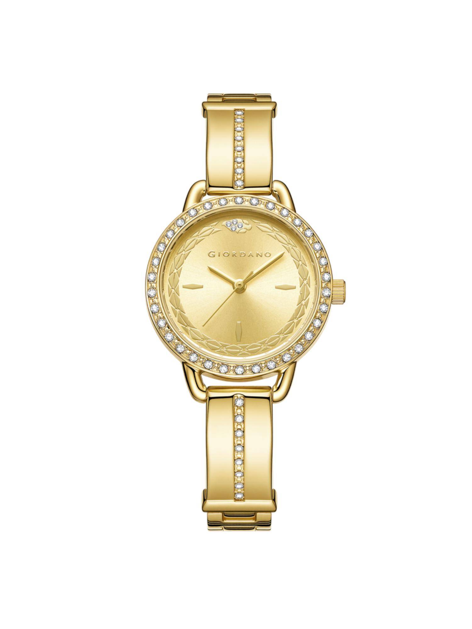 Giordano Women Elegant Gold Dial Analog Watch - GZ-60133 (M)