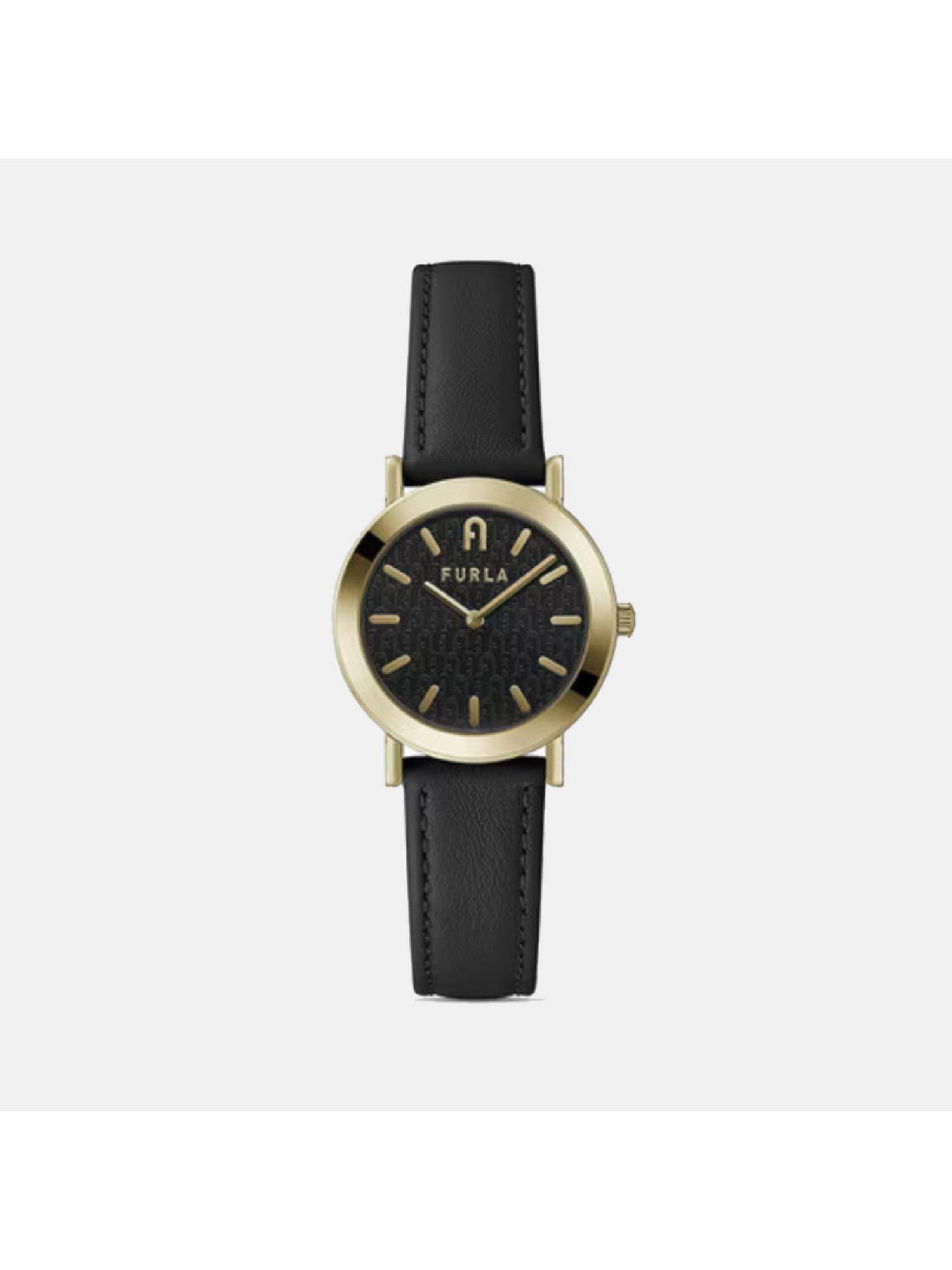 Furla Women Minimal Quartz Black Dial Analog Watch - WW00007008L2 (M)