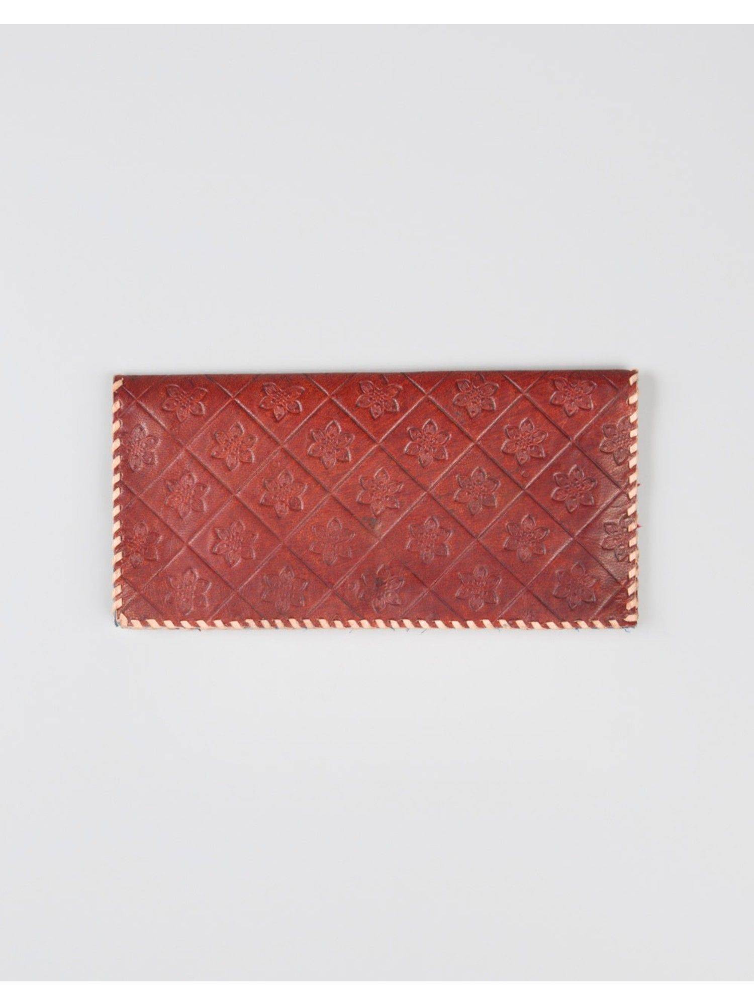 Fabindia Leather Embossed Wallet