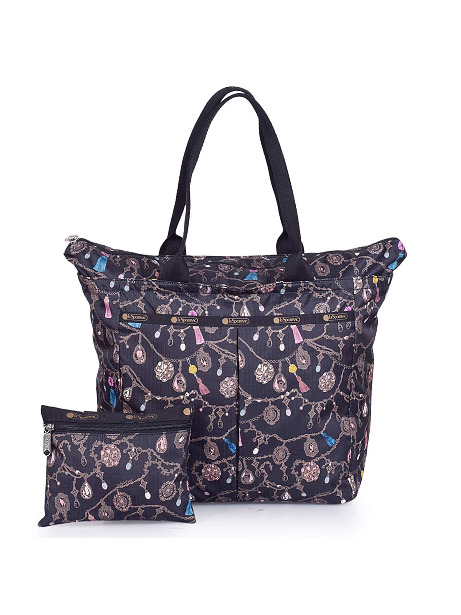 Buy LeSportsac EVERGIRL Black Color Soft Medium Size Tote Bag 7891