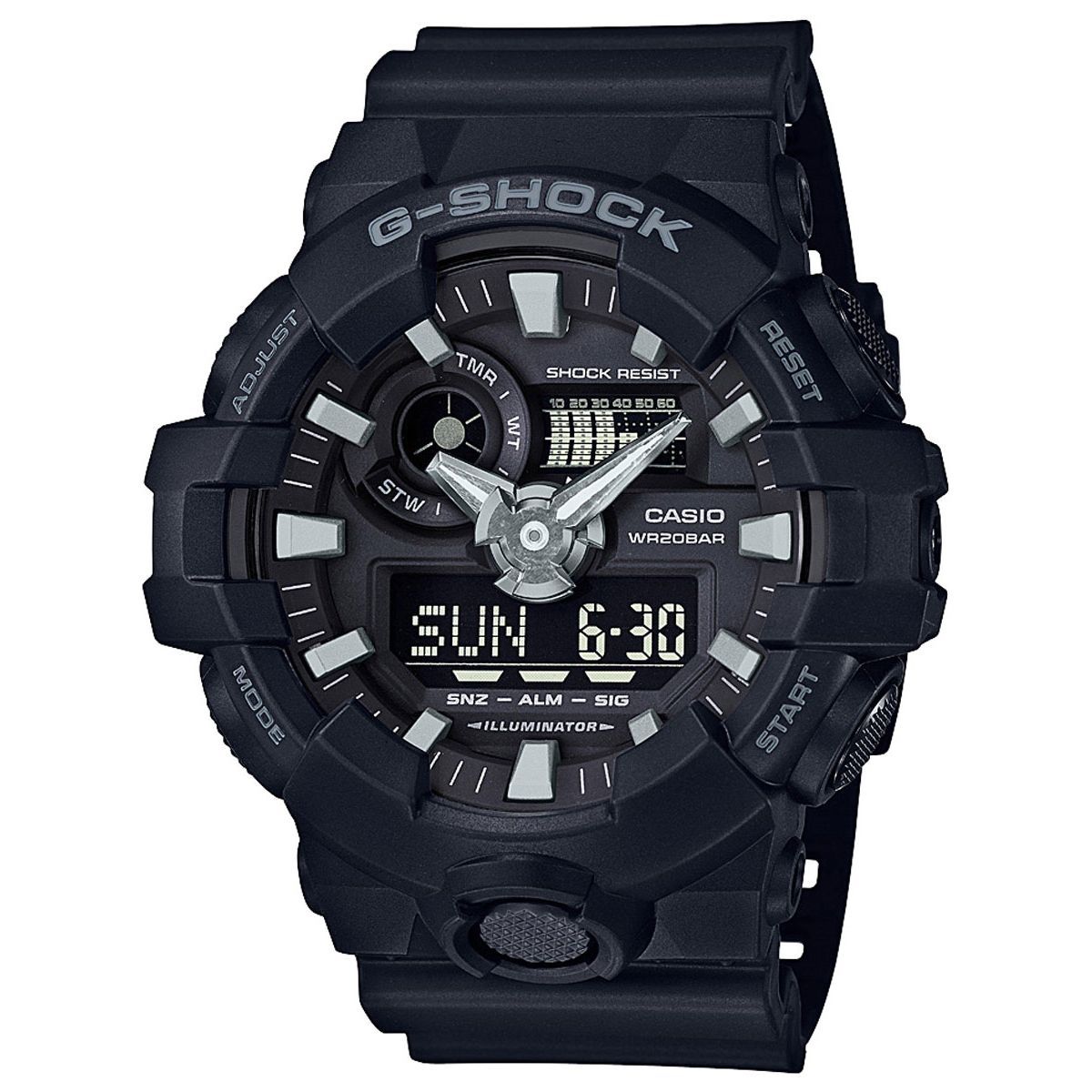 Casio G715 G-shock (ga-700-1bdr) Analog-digital Watch-for Men