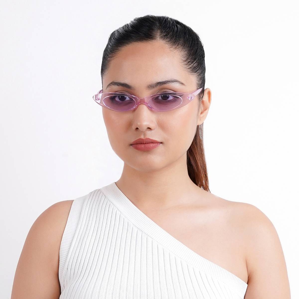 Joker & Witch Kendall Lavender Cat Eye Sunglasses (47)