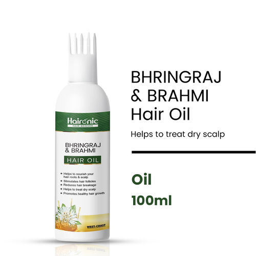 Haironic Hair Science Bhringraj & Brahmi Hair Oil Helps To Nourish Your Hair  Roots & Scalp: Buy Haironic Hair Science Bhringraj & Brahmi Hair Oil Helps  To Nourish Your Hair Roots &