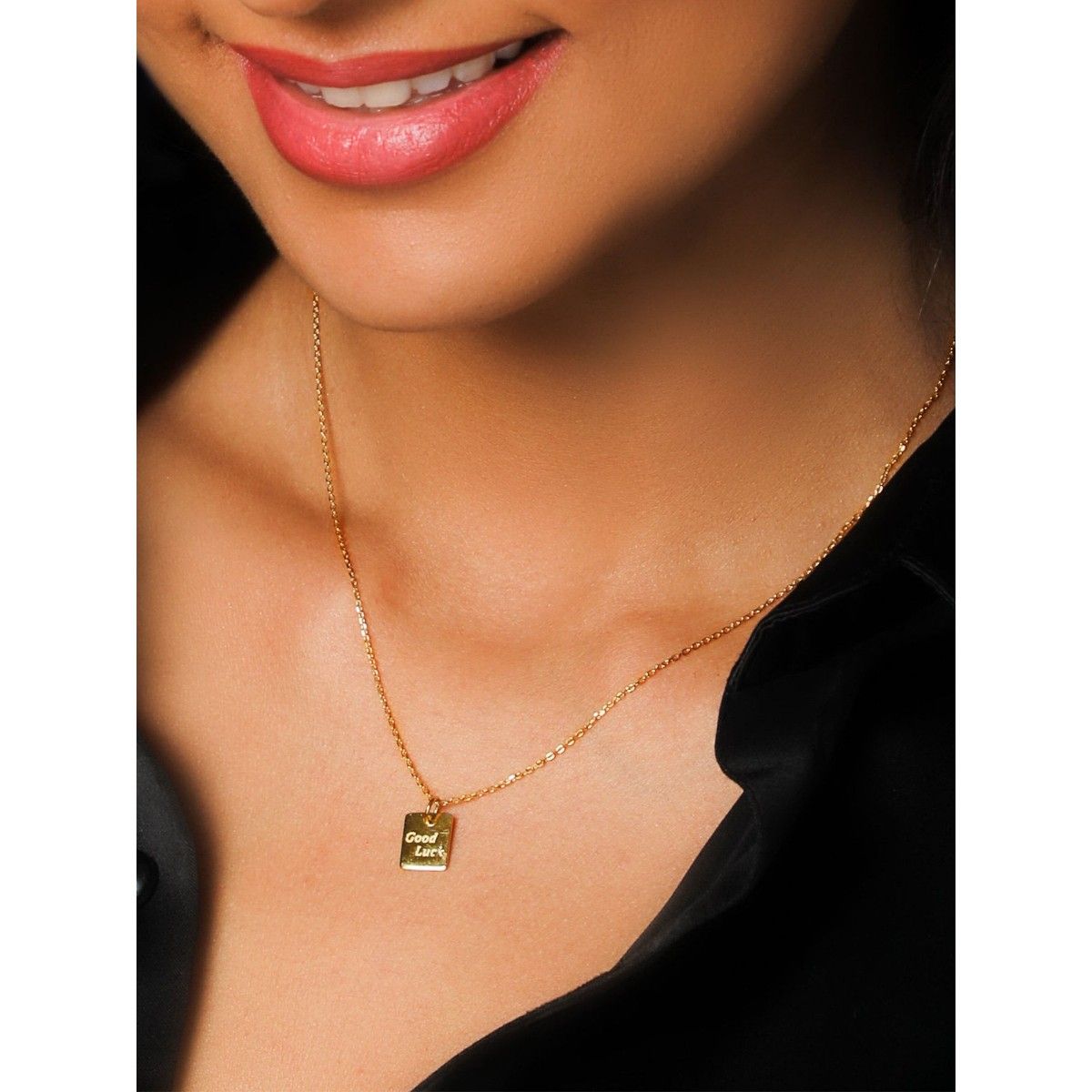 Buy CUFF Lisa Smart Pendant Necklace, Gold Online at desertcartINDIA