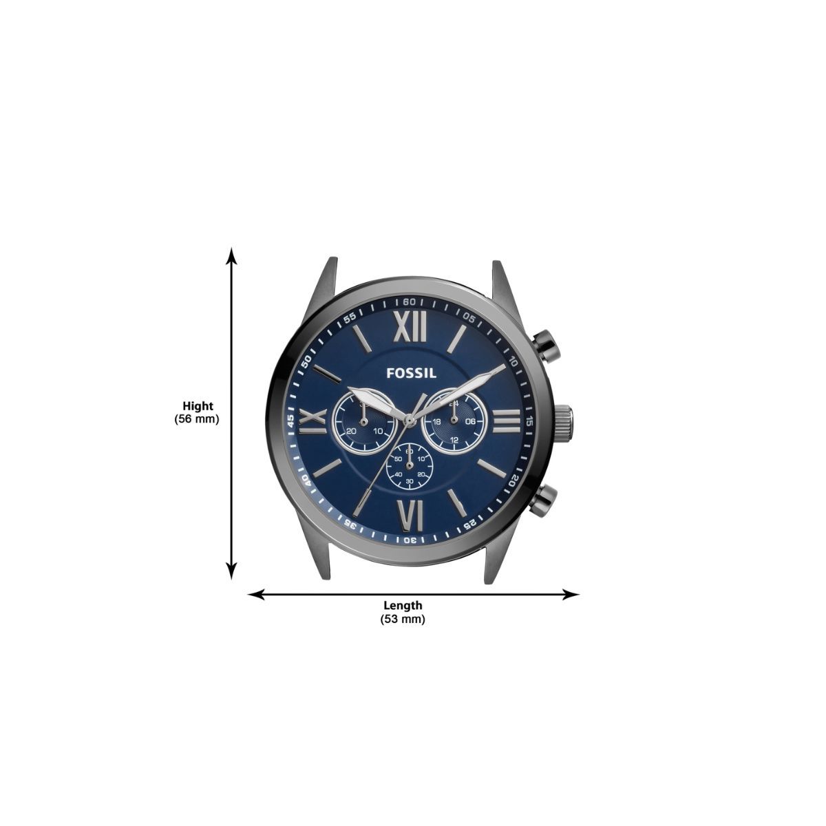 Buy FOSSIL Men's Fenmore Midsize Stainless Steel Watch Bq2408, Smoke Online  at desertcartINDIA