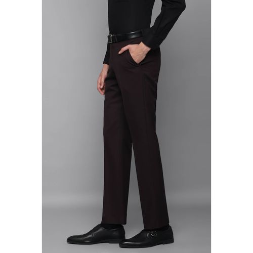 Louis Philippe Maroon Trousers