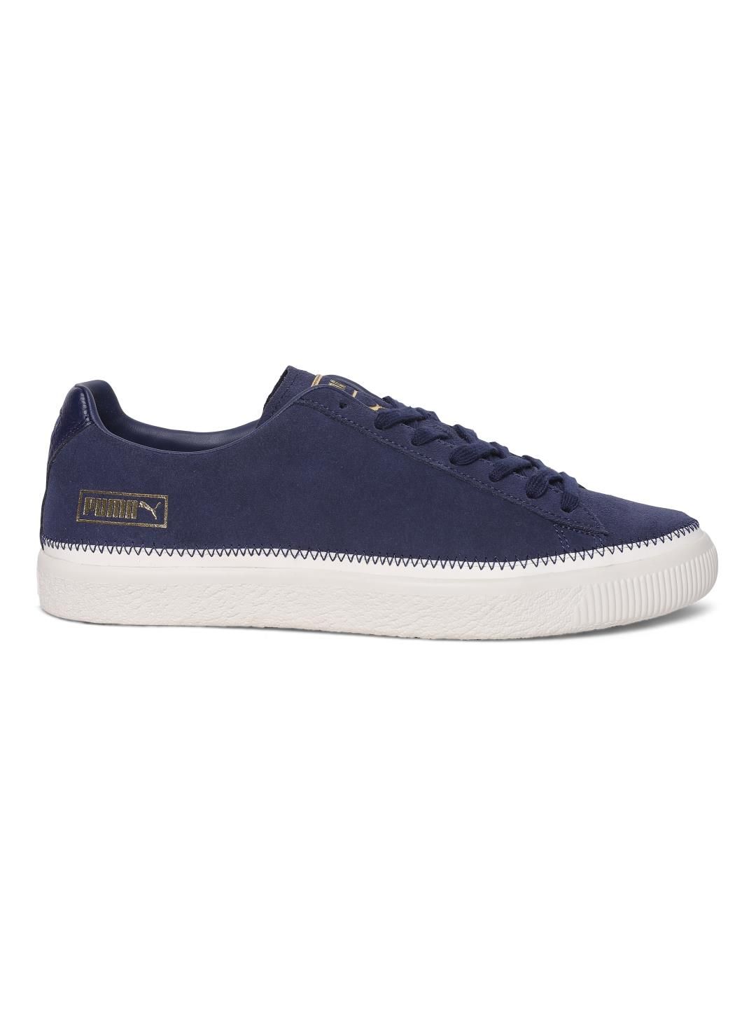 puma suede blue 3/4