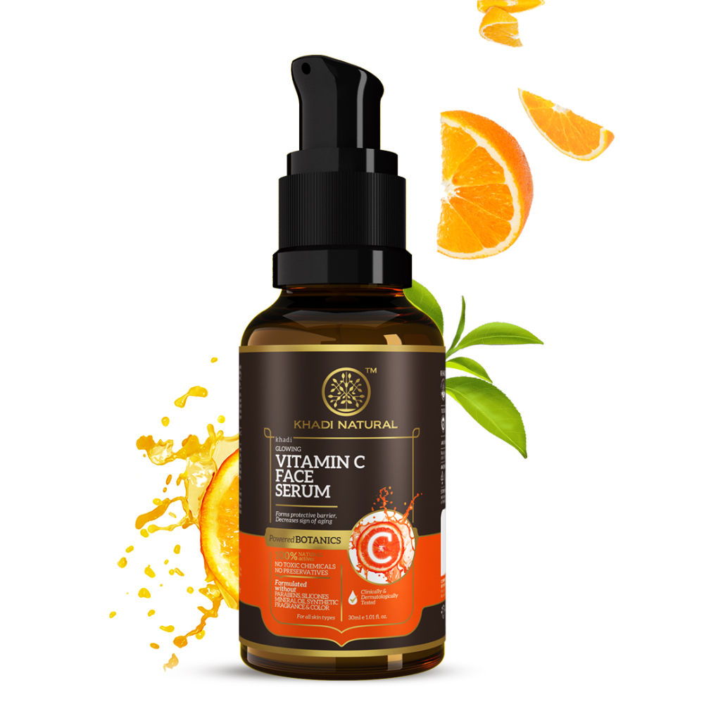 Khadi Natural Vitamin C Face Serum Restore Damaged Skin Buy Khadi
