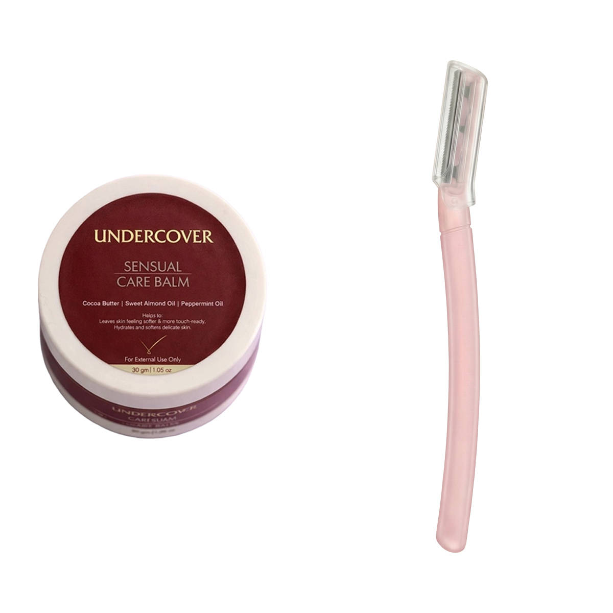 Undercover Women Face Razor & Sensual Care Balm Combo