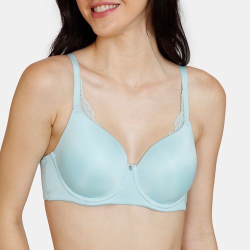 Buy Zivame Marshmallow Padded Wired 3/4th Coverage T-Shirt Bra - Brook  Green at Rs.648 online, Bra online