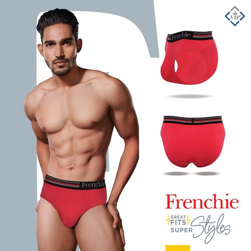 Buy Frenchie Casuals 4000 Men's Cotton Briefs, Soild Underwear for