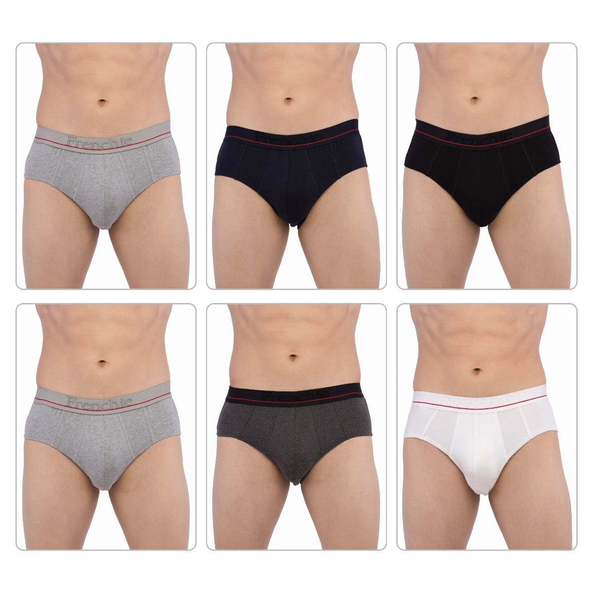 Buy Frenchie Casuals 4003 Mens Cotton Briefs Assorted Colours