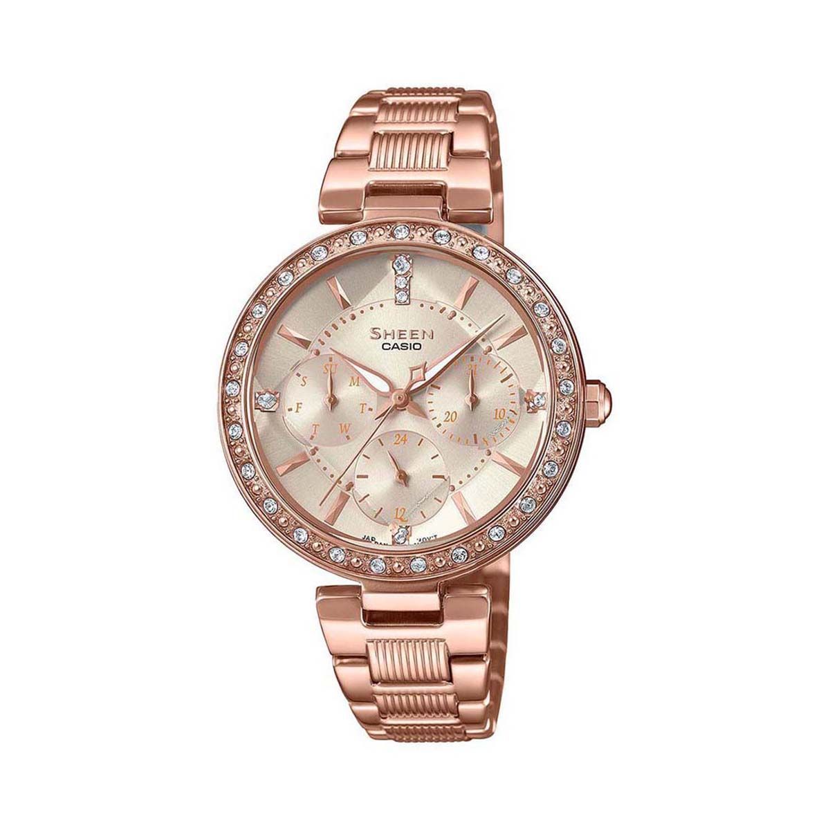 Casio sheen clearance rose gold