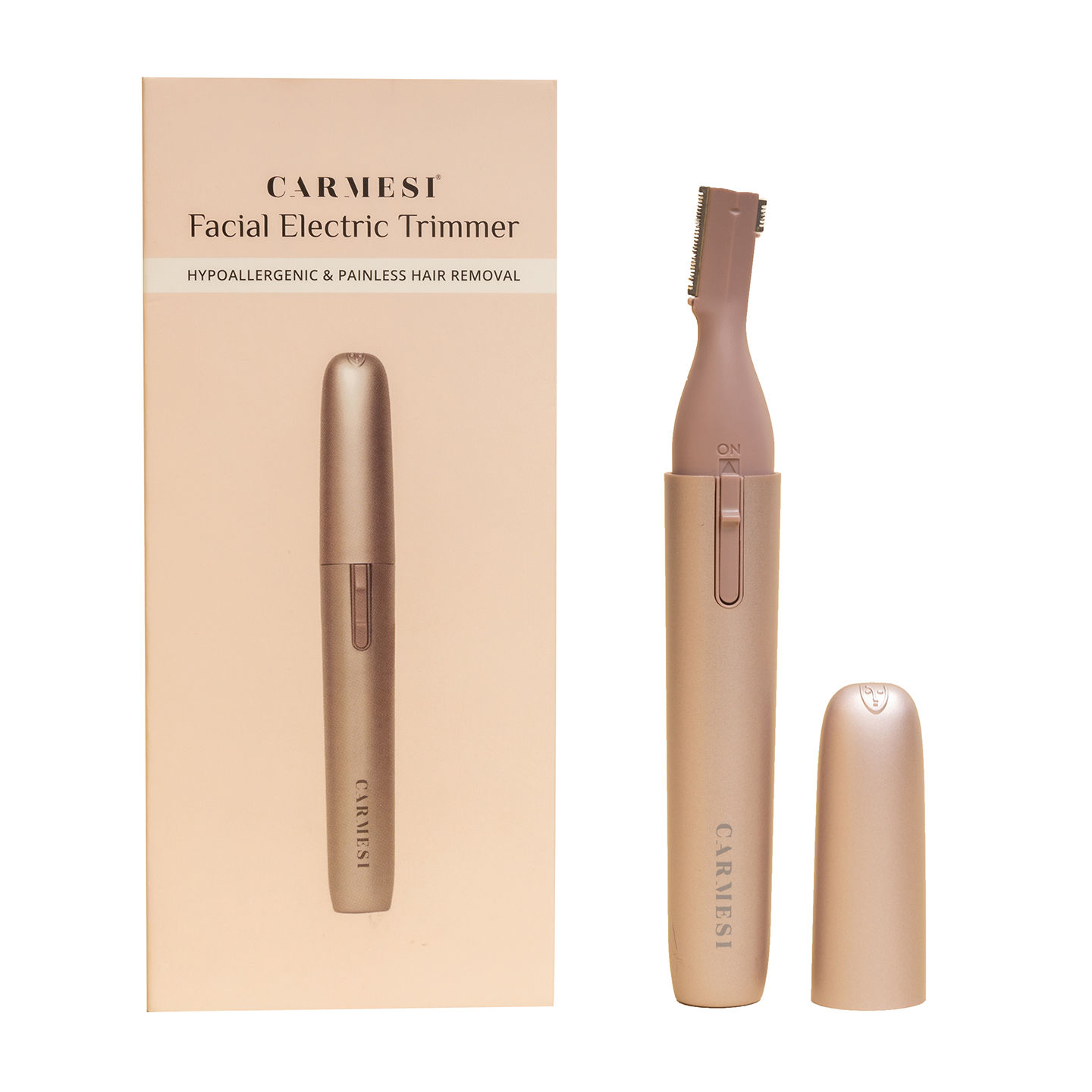 Carmesi Facial Electric Trimmer For Women Hypoallergenic & Painless Hair Removal Eyebrow Comb