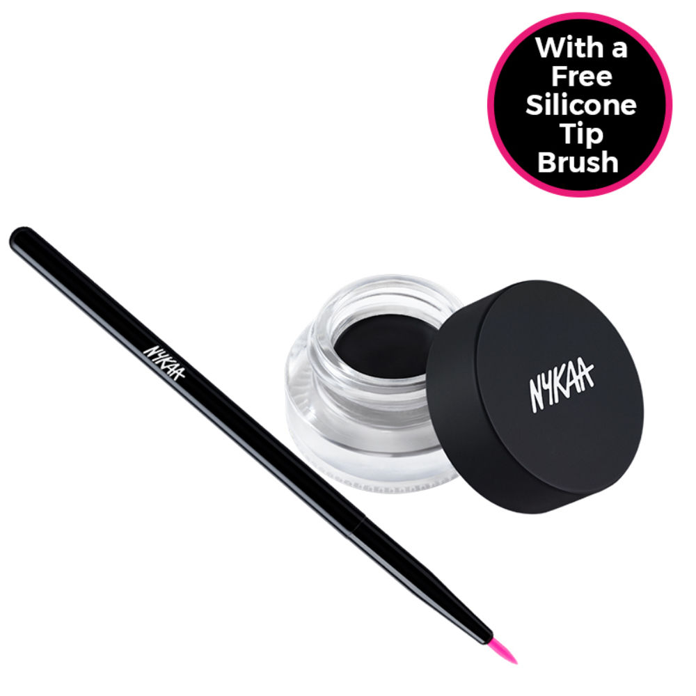 Nykaa Black Magic! Gel Eyeliner Jet Black Buy Nykaa Black Magic! Gel