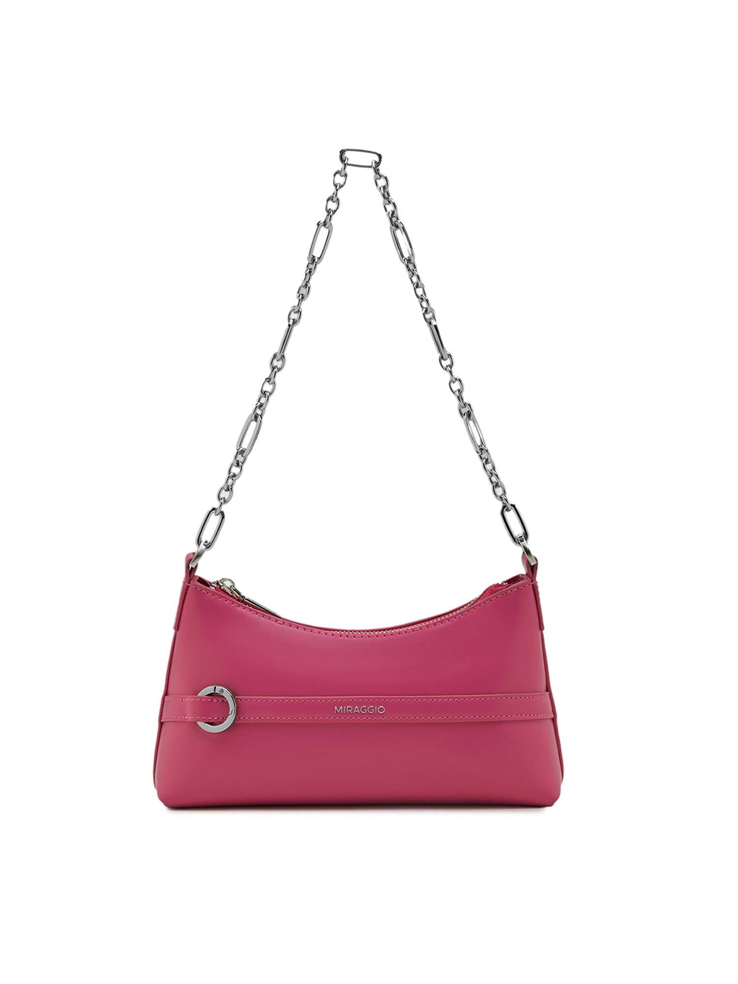 MIRAGGIO Kendall Shoulder Bag With Chain Strap