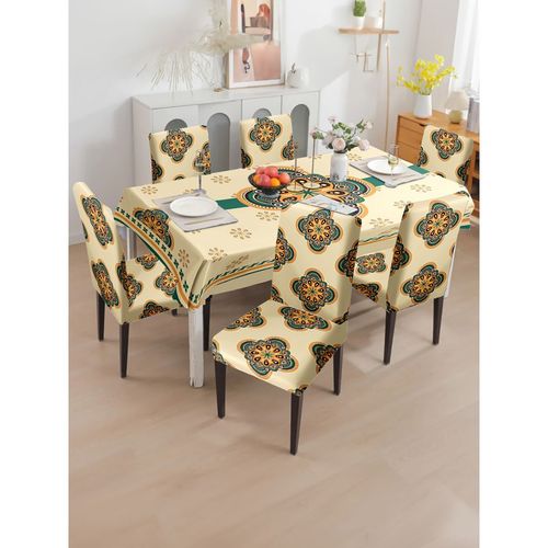 Seater Dining Table Cover With Chair Cover Kuber Industries Dining
