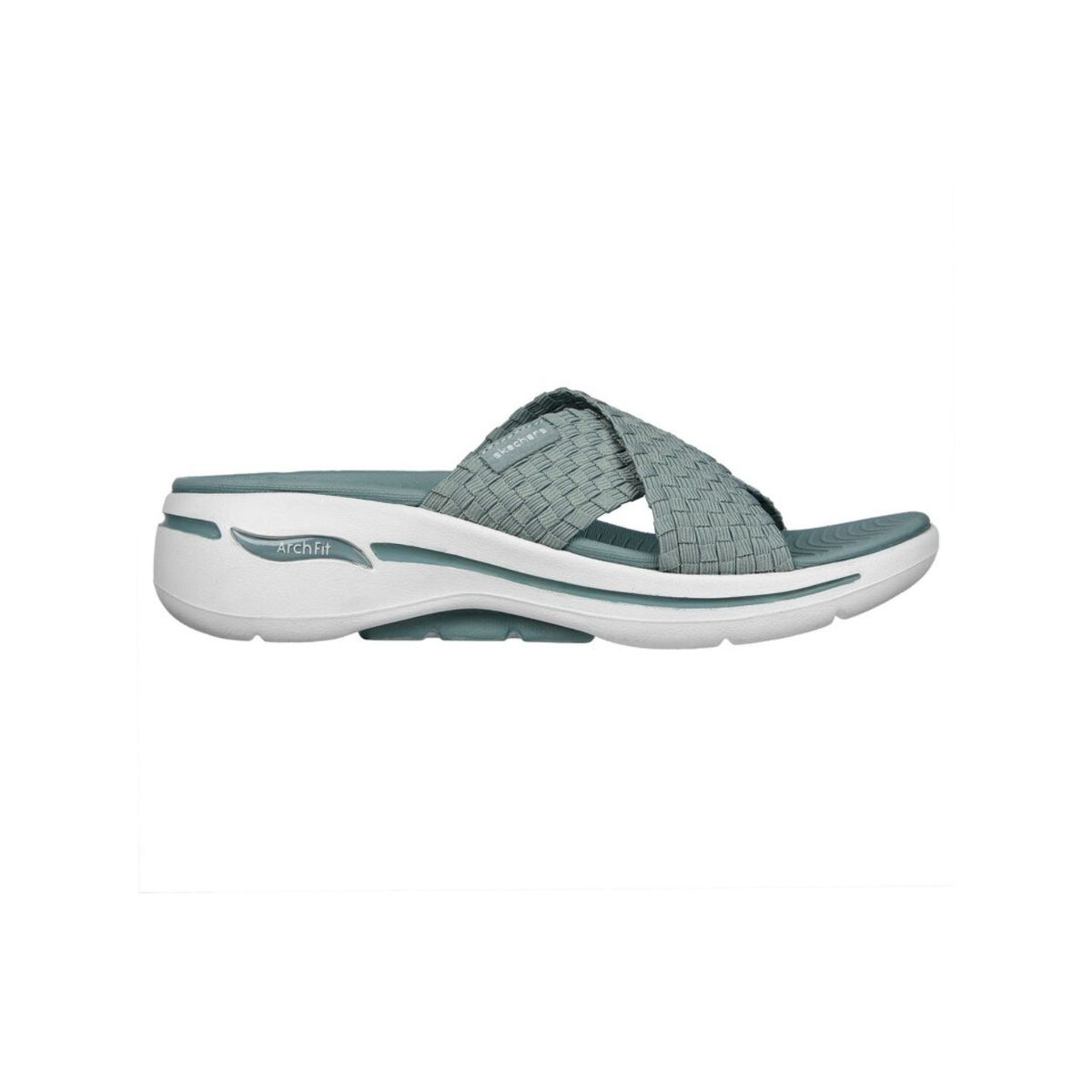 Skechers Womens Go Walk Flex Blossoms Slide Sandals | Westland Mall