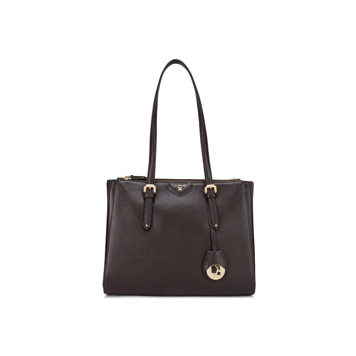 Saffiano Leather Tote Bag in Black - Prada