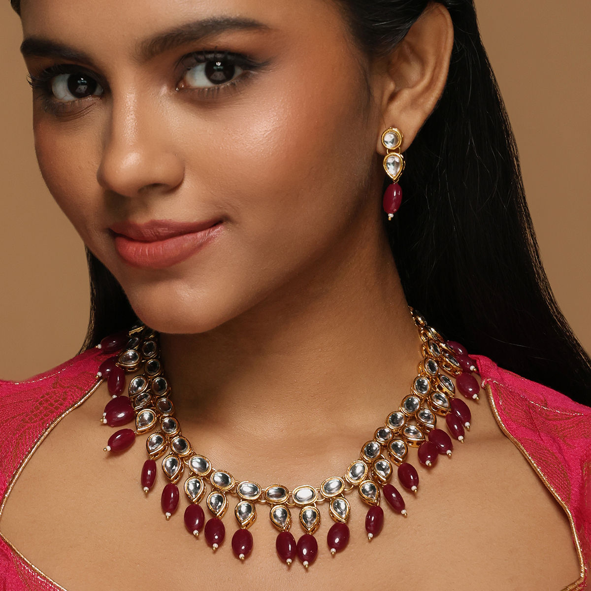 Nykaa on sale kundan jewellery