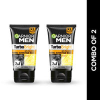Garnier Men Turbo Bright Facewash - Pack Of 2