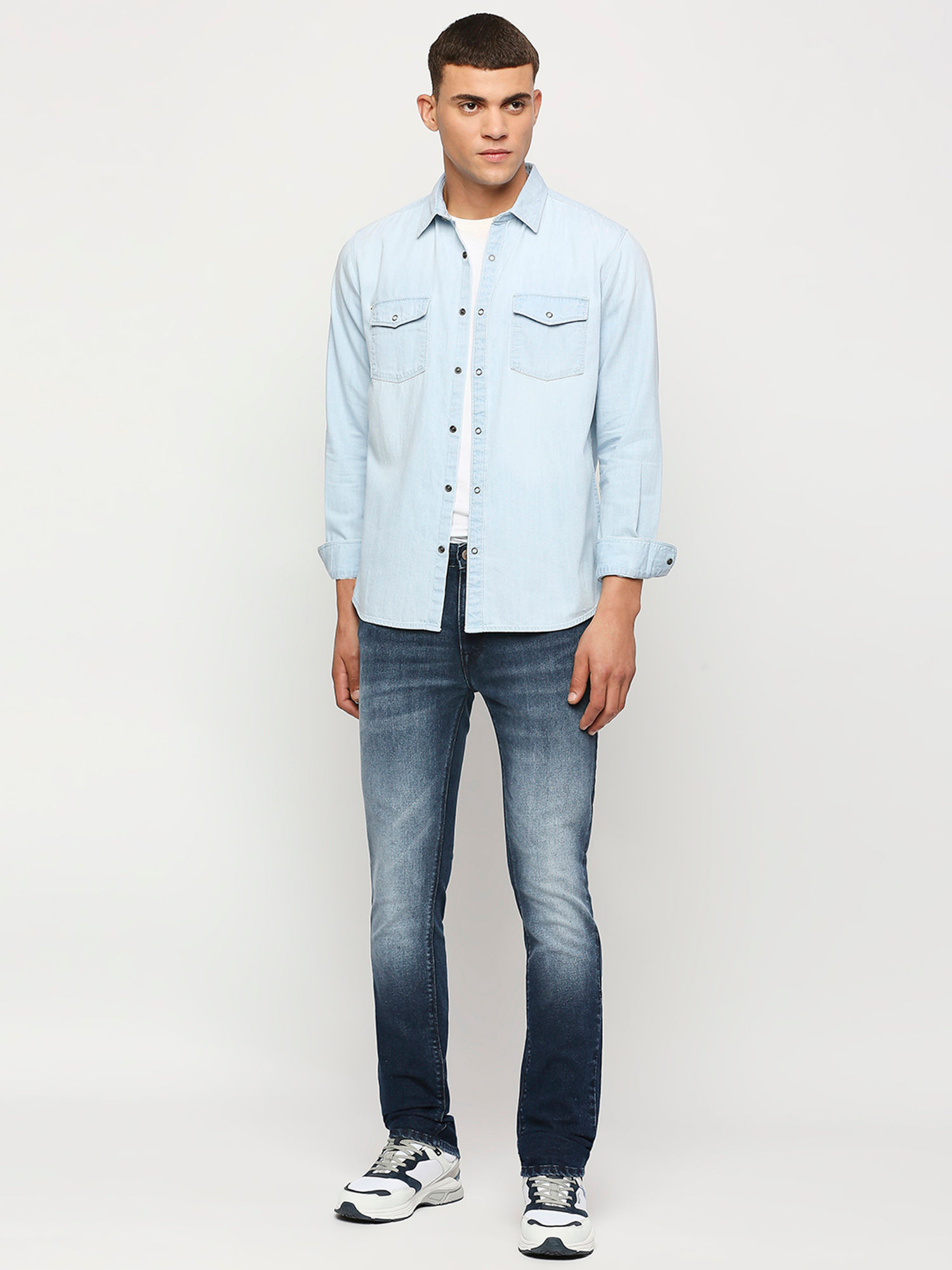 Axel's Sweetwater Stone Wash Denim Shirt In Indigo | Shirts, Denim shirt, Denim  wash