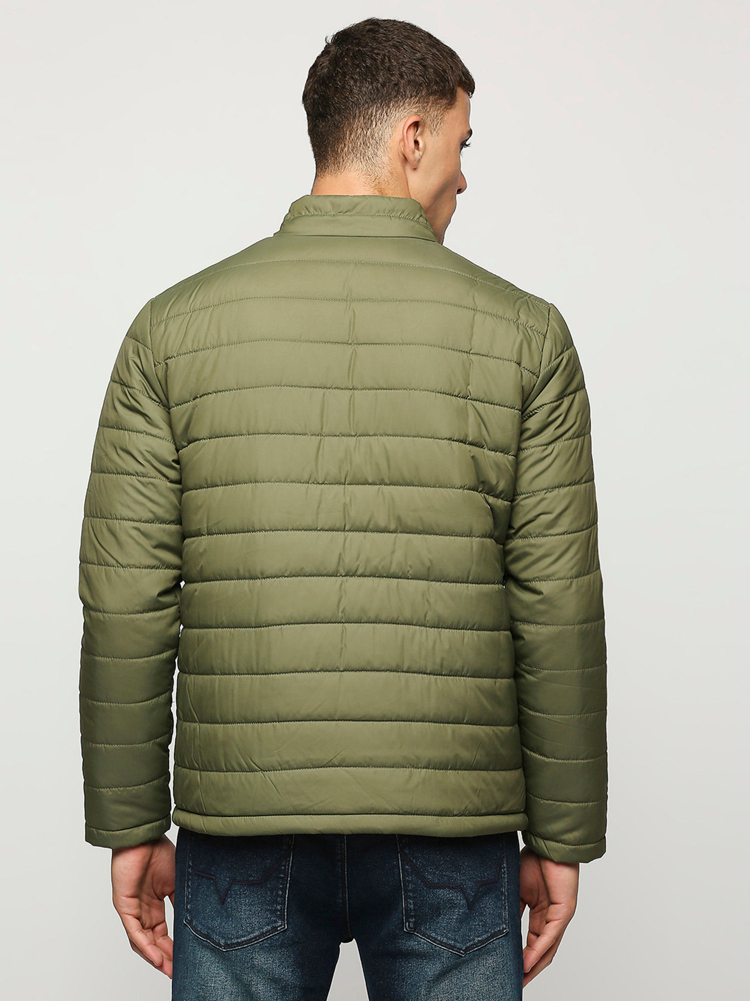 Pepe jeans outlet olive green jacket