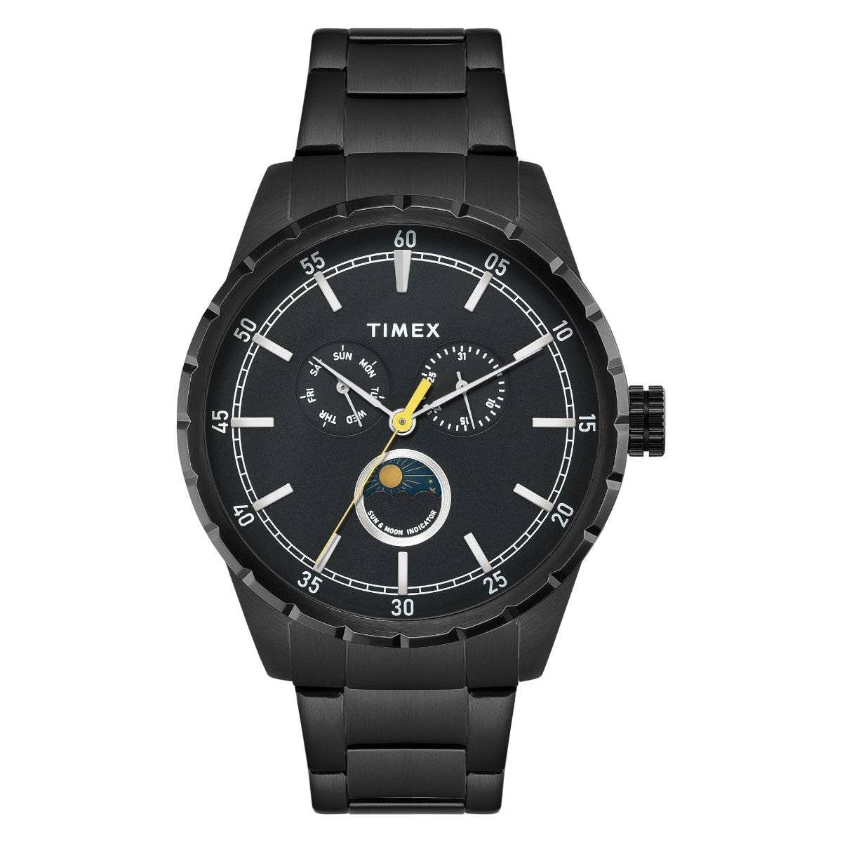 Timex Men Black Round Dial Analog Watch -TWEG28504 (M)