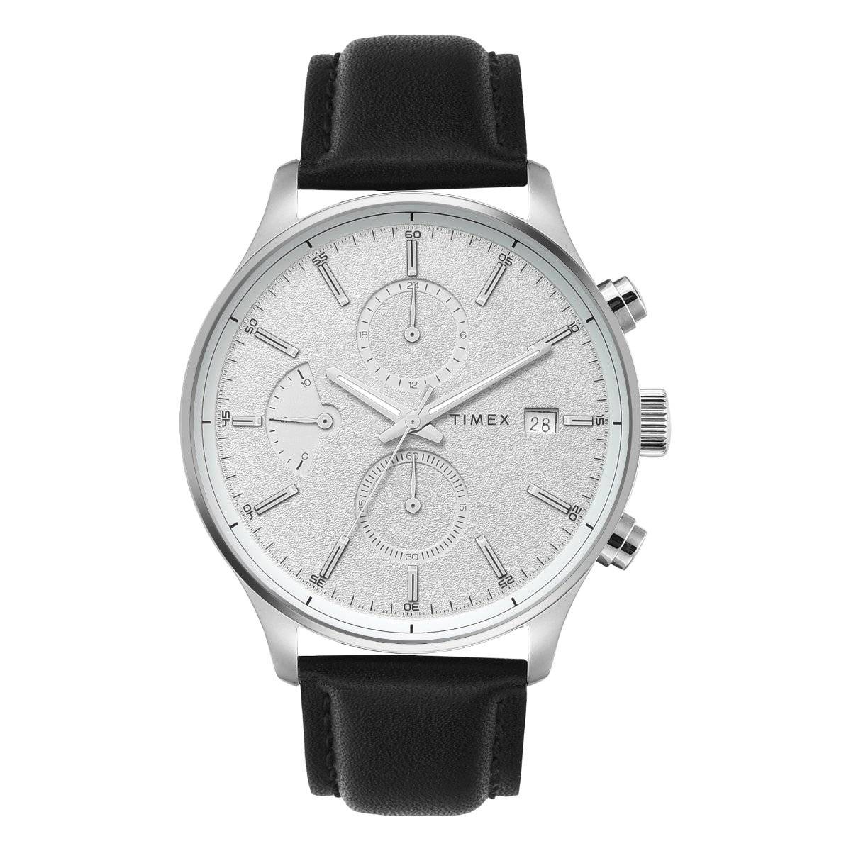 Timex Men White Round Dial Analog Watch -TWEG29305 (M)