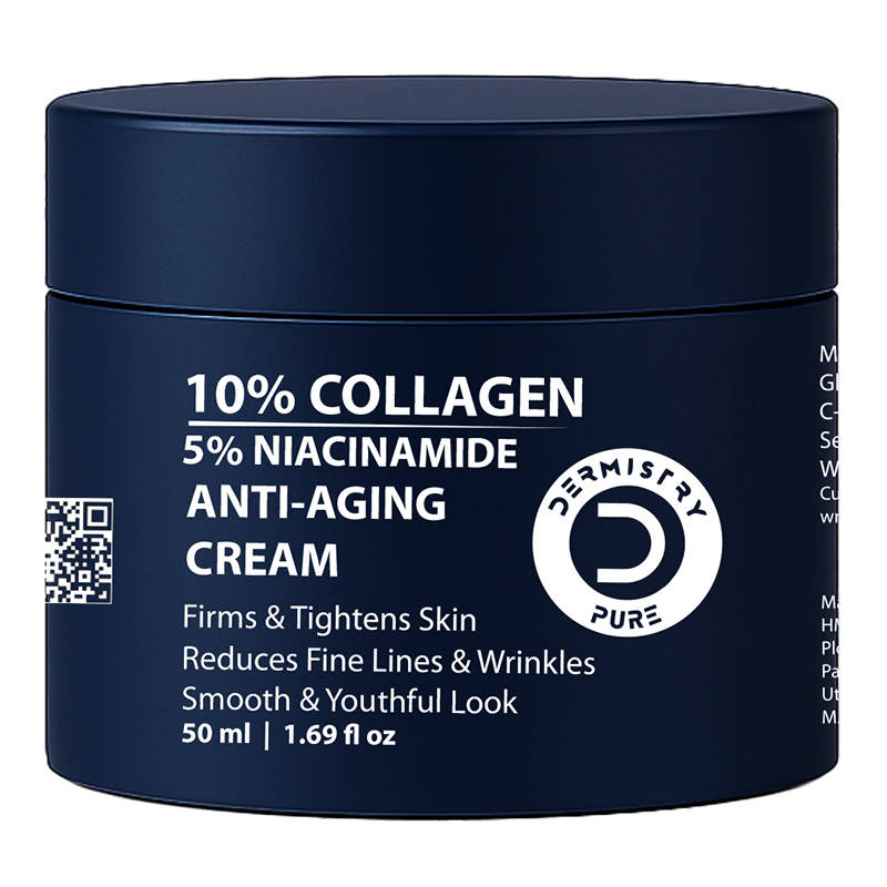 DERMISTRY Anti Aging 10% Collagen Skin Tightening Firming Day Night Face Cream For Ageing Wrinkles