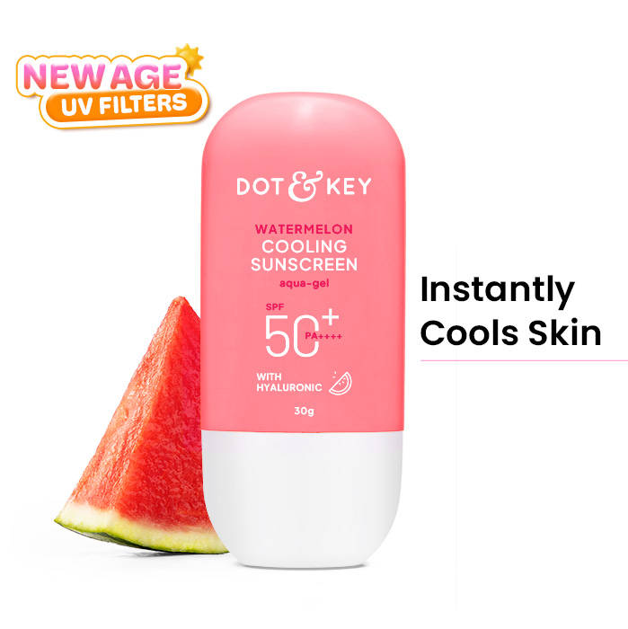 Sunscreen Type Texture Dot & Key Watermelon Hyaluronic Cooling Sunscreen SPF 50 PA++++ Reviews ...