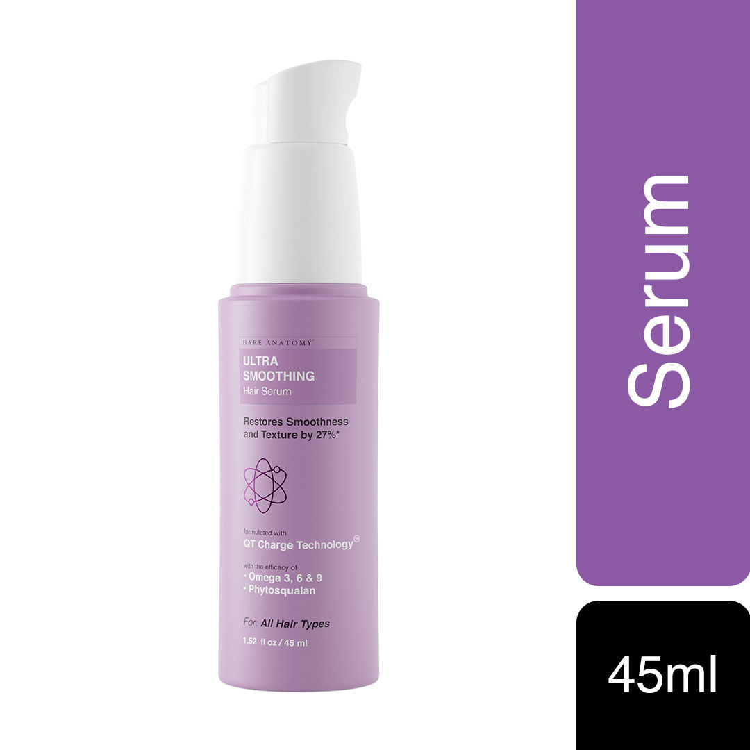 Bare Anatomy EXPERT Ultra Smoothing Serum For Smooth & Shiny Hair With Omega 3,6&9