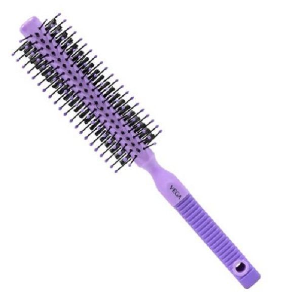 VEGA Round Brush With Bristle (R2-RB) (Color May Vary)