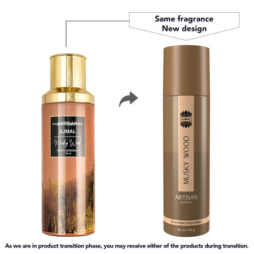 Buy Ajmal Artisan Musky Wood Perfume Deodorant Body Spray For