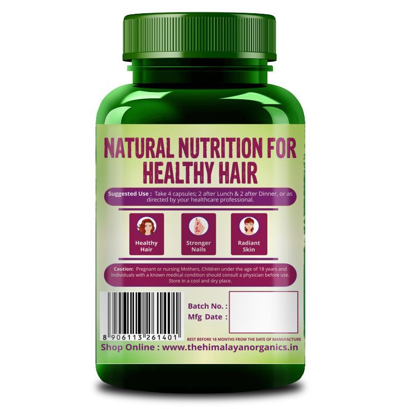 Buy Himalayan Organics Plant Based Biotin 10000Mcg/Serve Online