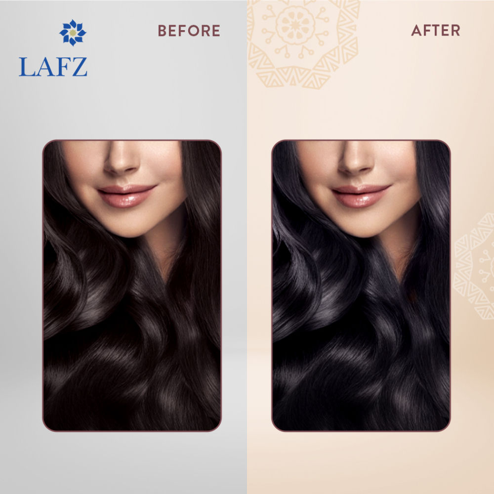 LAFZ Halal Permanent Hair Color Cream Natural Black Buy LAFZ Halal