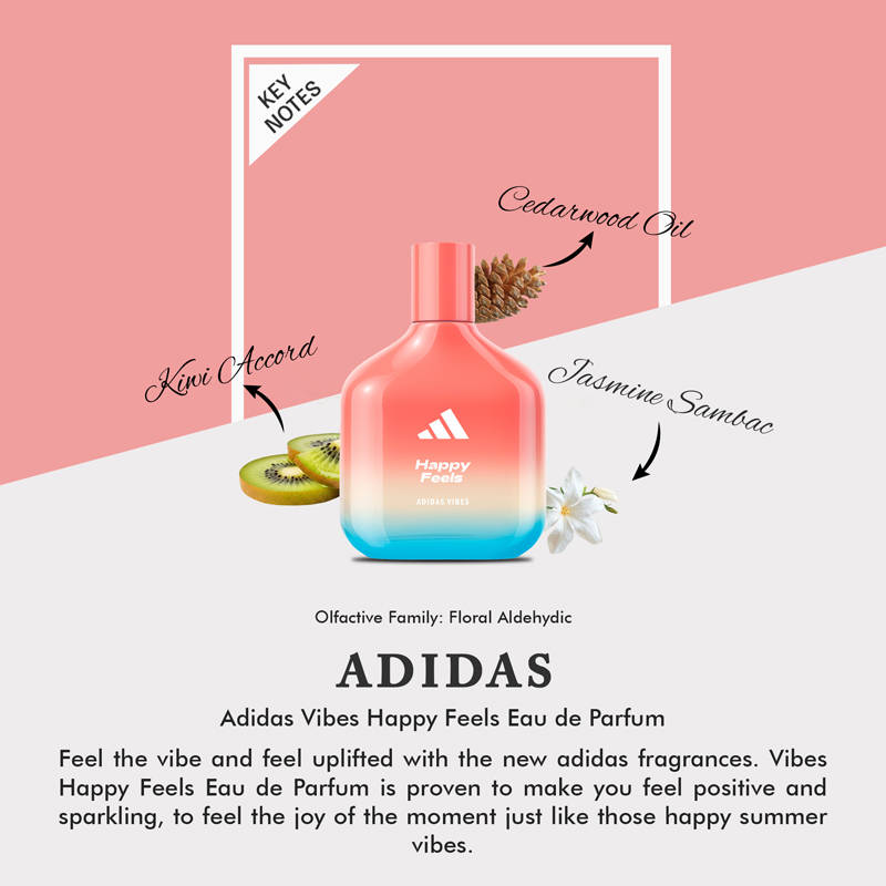 Adidas Vibes Happy Feels Eau de Parfum - view 4