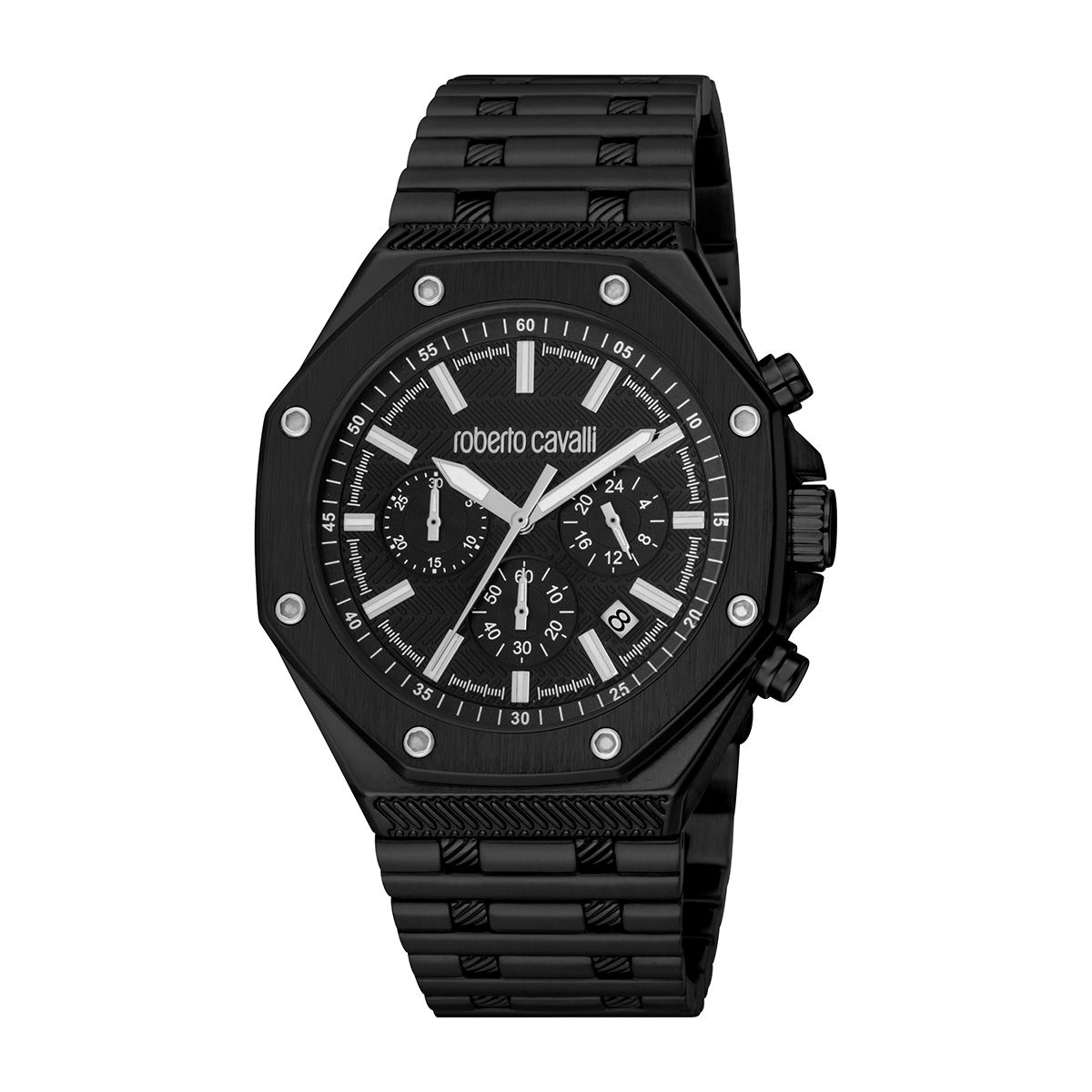 Buy Roberto Cavalli Black Dial Men Watch RC5G047M0075 (Medium) Online