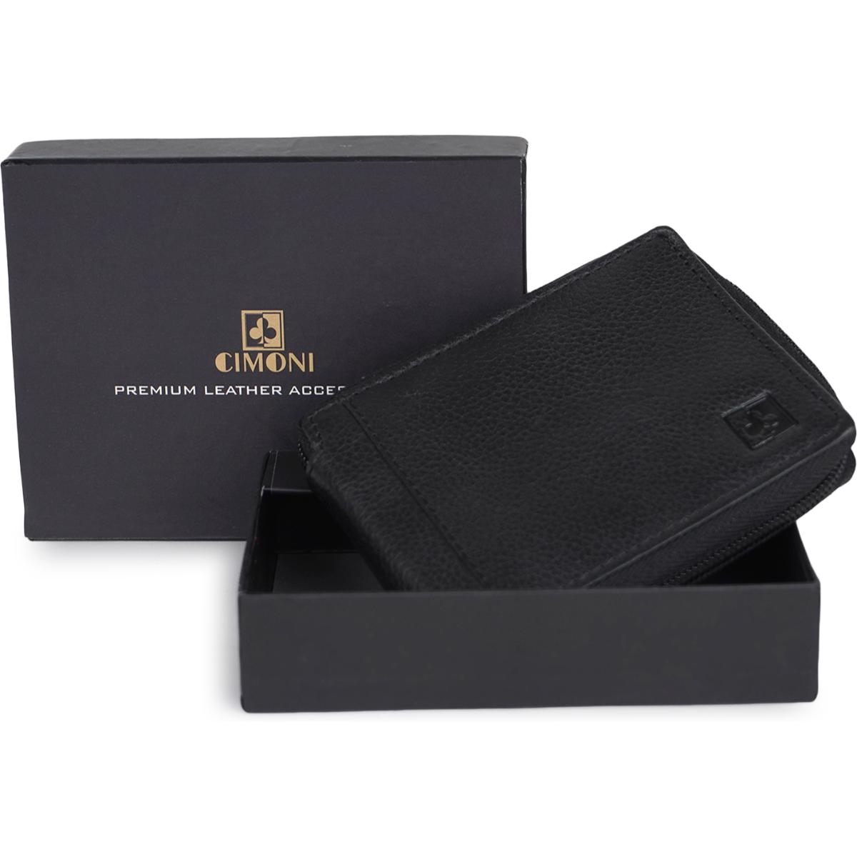 Buy Cimoni Classy Slim Design Black Wallet Online