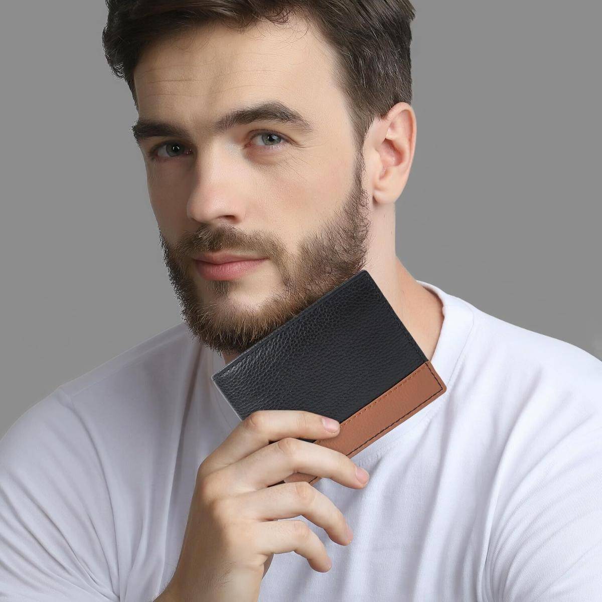Cimoni Premium Genuine Leather Black Wallet